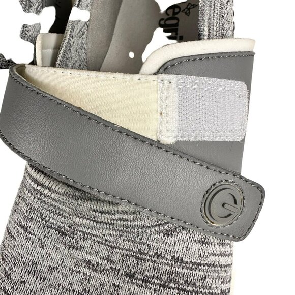 Alegria By PG Lite Traq Women's Gray Knit Mary Jane Shoes With Adjustable Strap - Picture 10 of 11